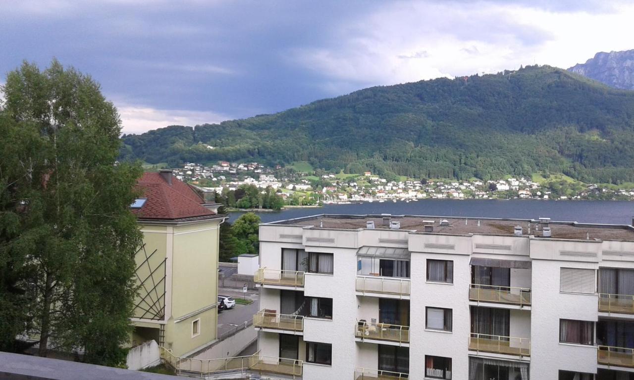 Vintage Garconiere Mit Balkon - 25 M2 Lägenhet Gmunden Exteriör bild